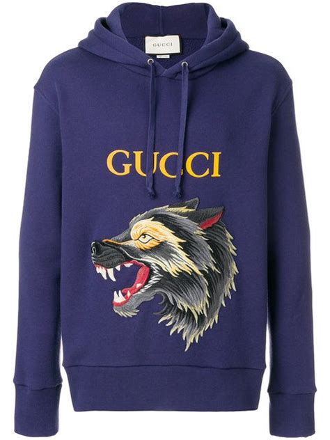 gucci sweatshirt wolf white|gucci sweatshirt for women.